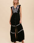 The Everlee Embroidered Maxi Dress