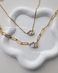 The Toi Et Moi Paperclip Necklace