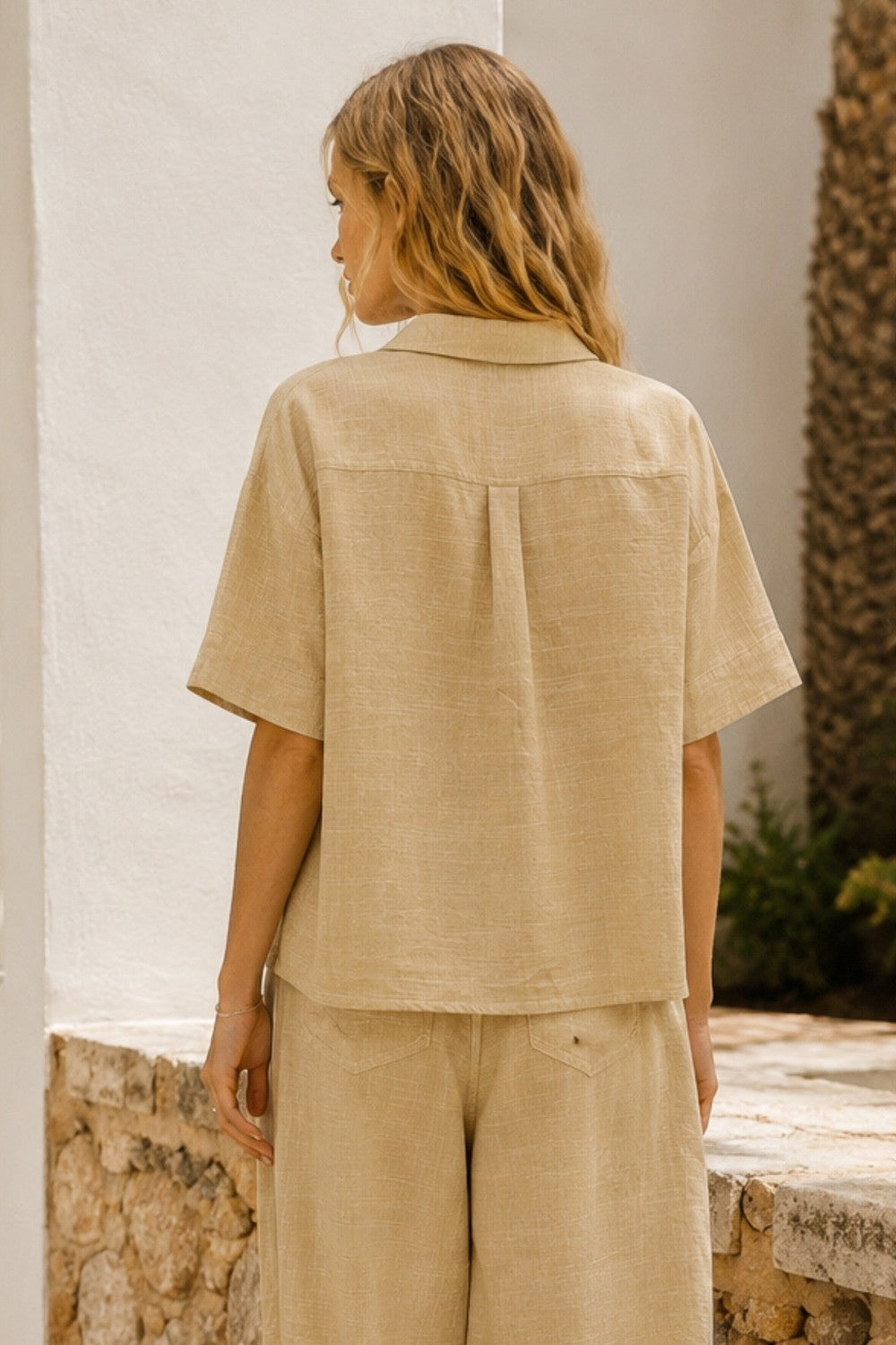 The Tova Beige Top + Pant Set - Sold Separately