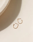 The Trace Hoops by Token Jewelry