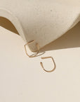 The Trace Hoops by Token Jewelry