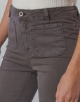 The Twee Dark Grey Flared Jeans