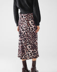 The Tyra Leopard Midi Skirt