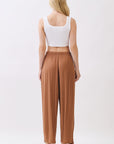 The Senna Nutshell Drawstring Barrel Pants