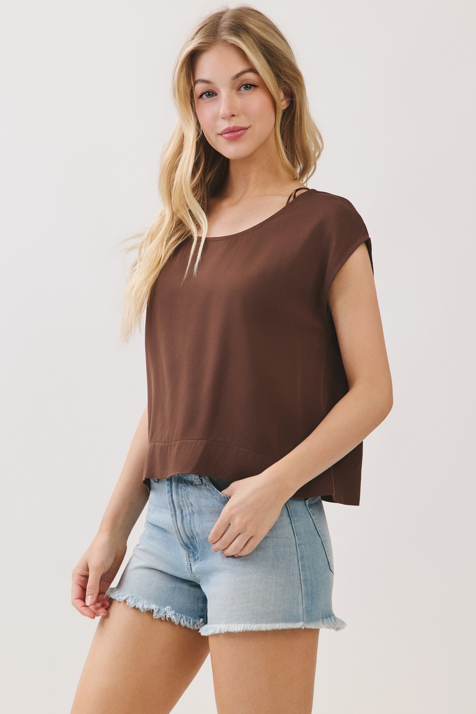 The Rumi Chocolate Top + Pant Set - Sold Separately