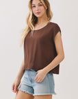 The Rumi Chocolate Top + Pant Set - Sold Separately