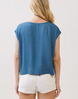 The Rumi Dark Denim Top + Pant Set - Sold Separately