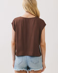 The Rumi Chocolate Top + Pant Set - Sold Separately