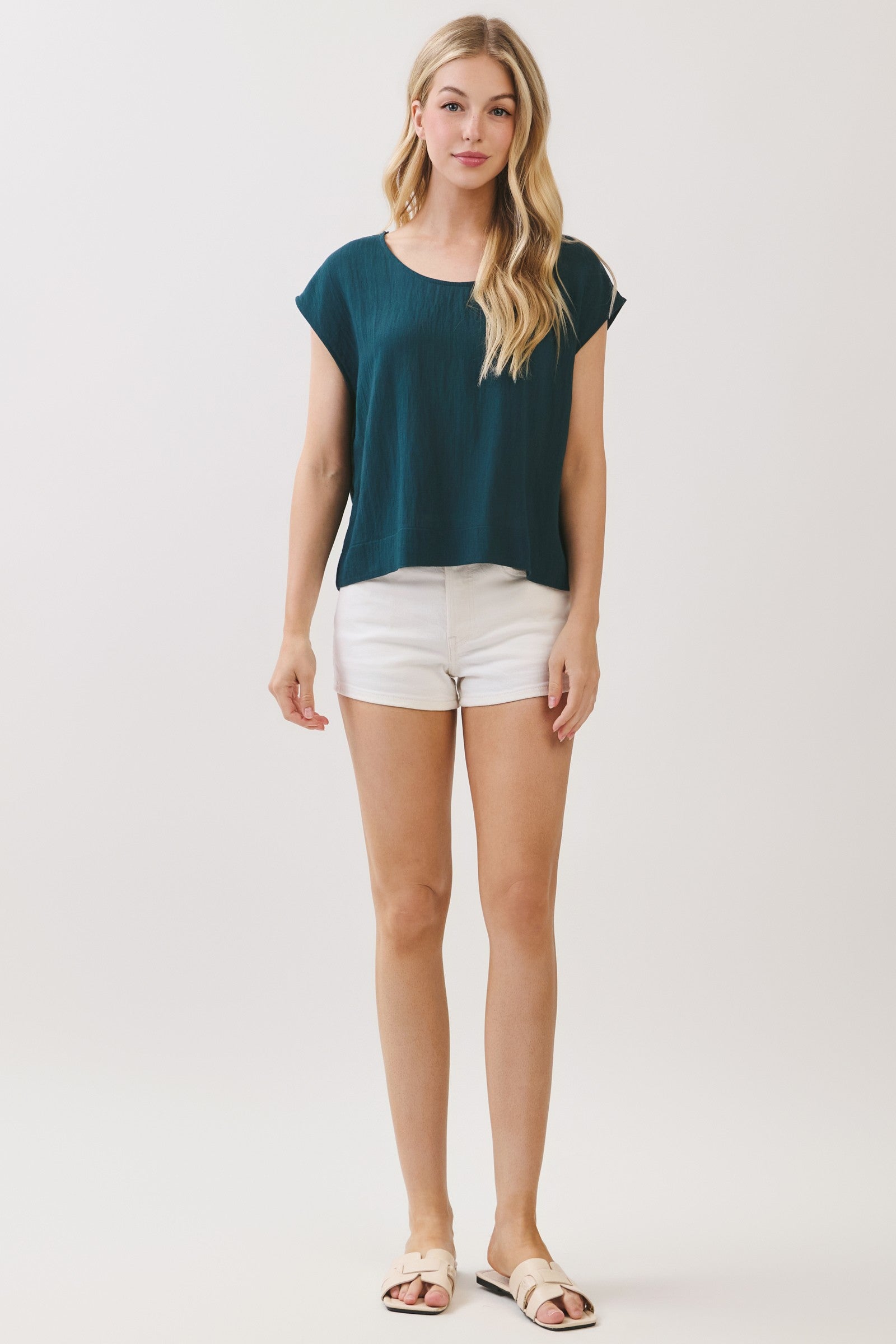 The Asha Dark Hunter Green Top + Pant Set - Sold Separately