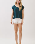 The Asha Dark Hunter Green Top + Pant Set - Sold Separately