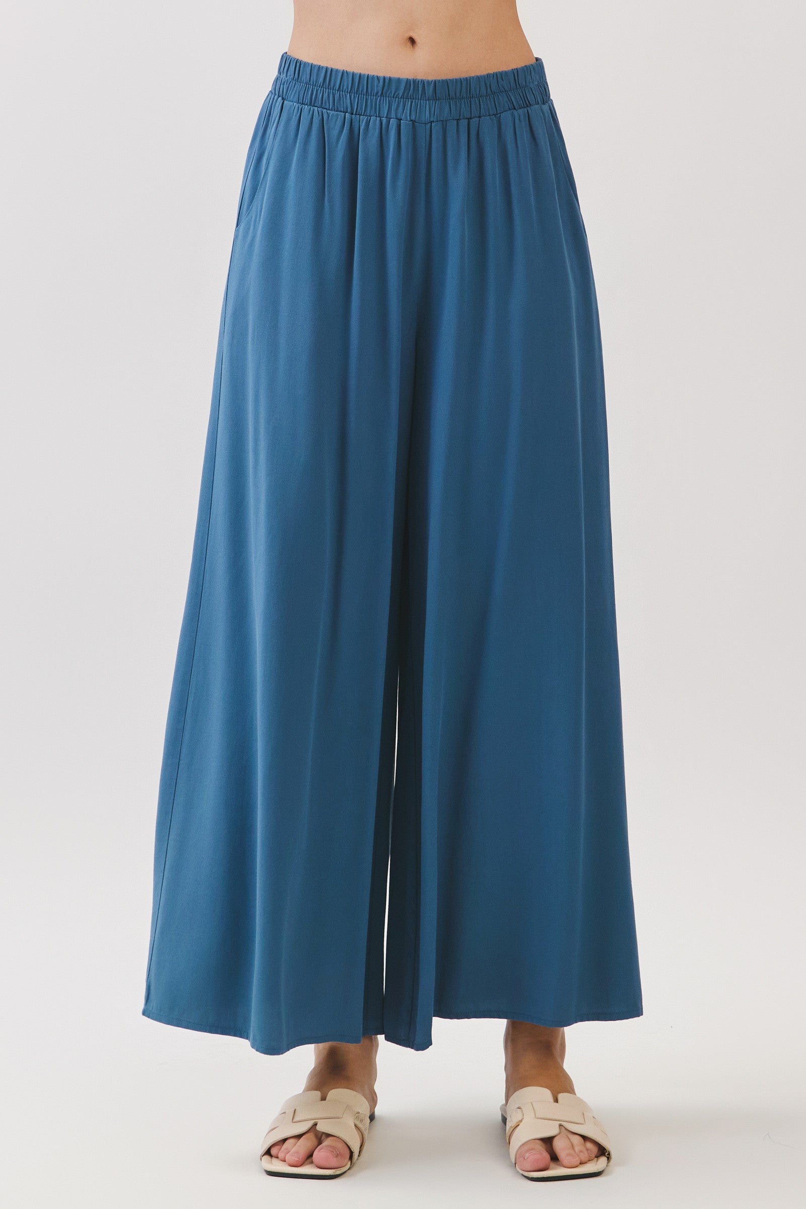 The Rumi Dark Denim Top + Pant Set - Sold Separately