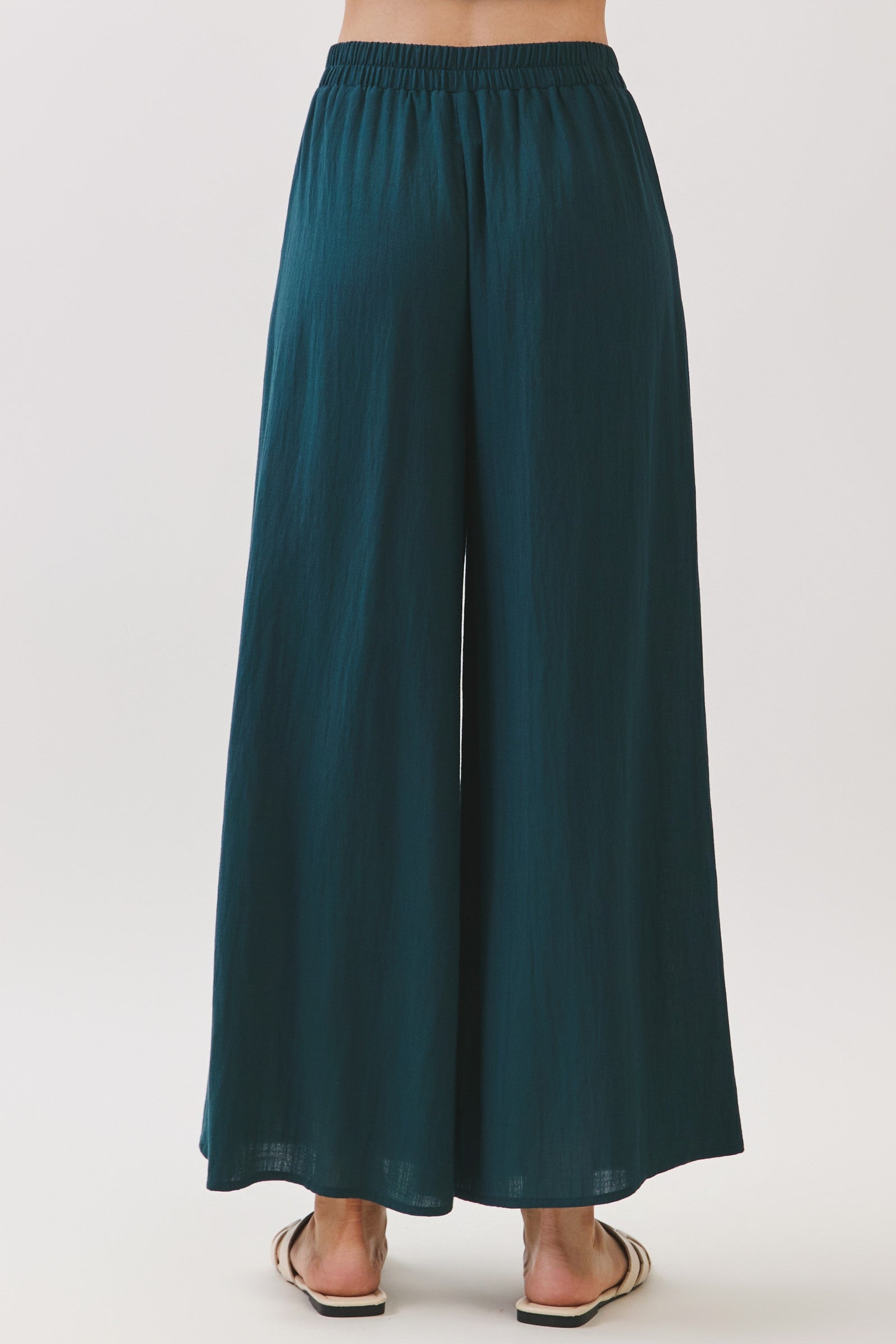 The Asha Dark Hunter Green Top + Pant Set - Sold Separately