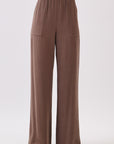 The Kieran Chocolate Linen Utility Pants