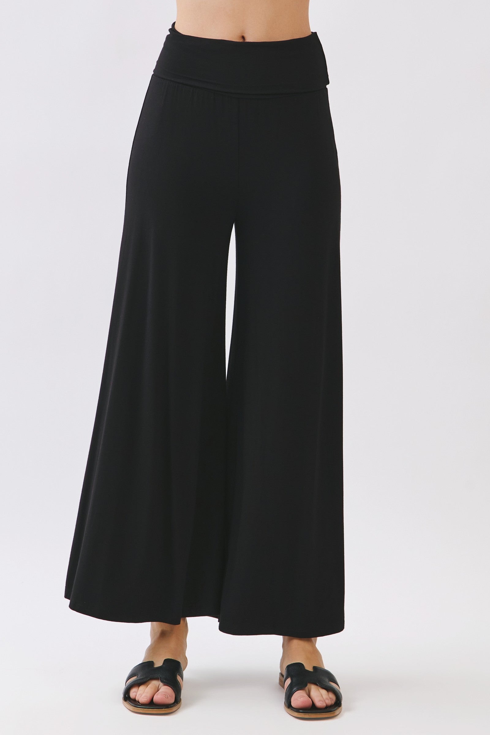 The Jaya Black Palazzo Pants
