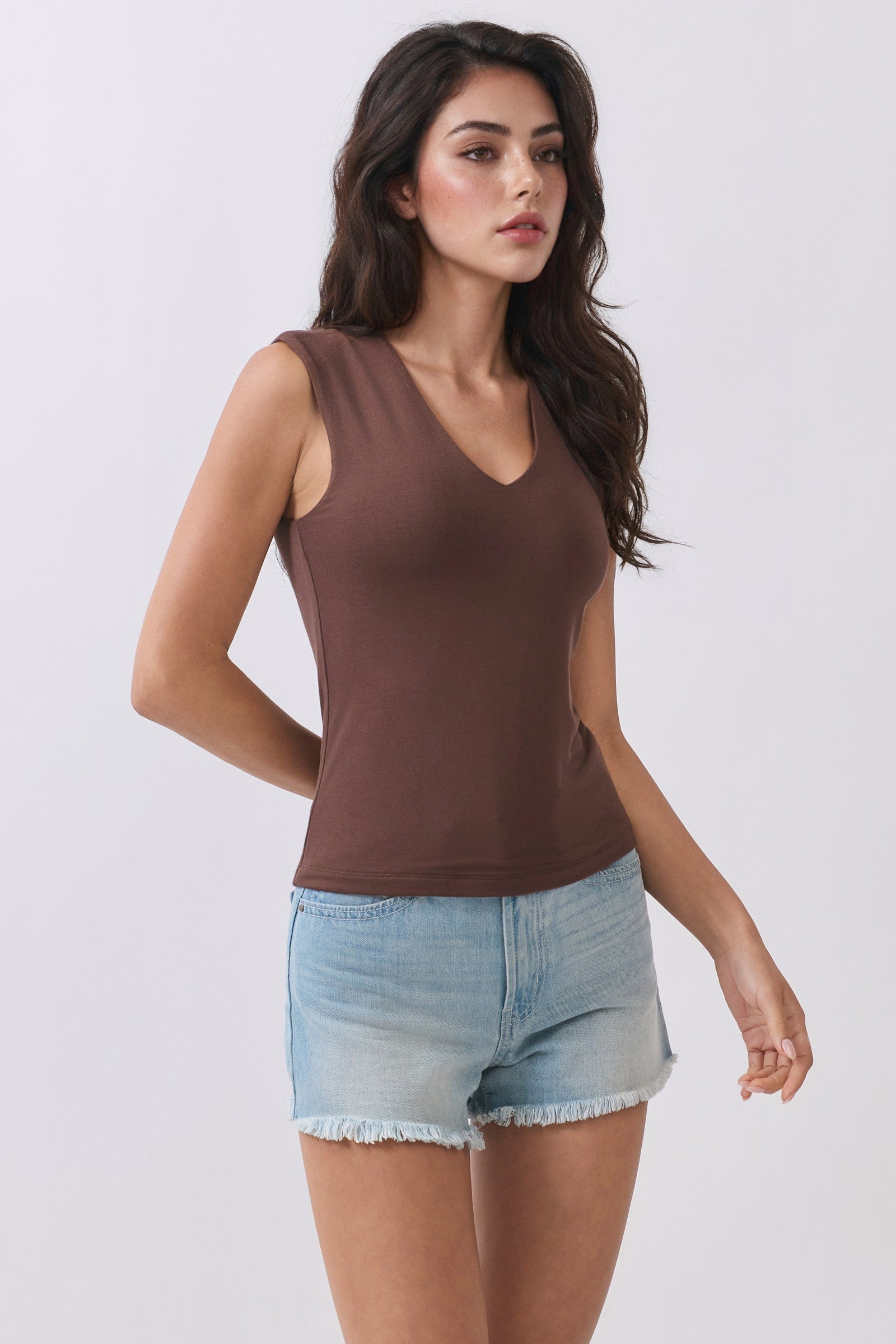 The Maisie Lux V-Neck Tank