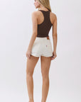 The Yuna Chocolate Crop Top