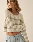 The Valerie Expose Seam Sweater