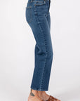 The Venice Dark Denim Straight Leg Jeans