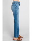 The Venice Medium Denim Straight Leg Jeans