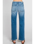 The Venice Medium Denim Straight Leg Jeans