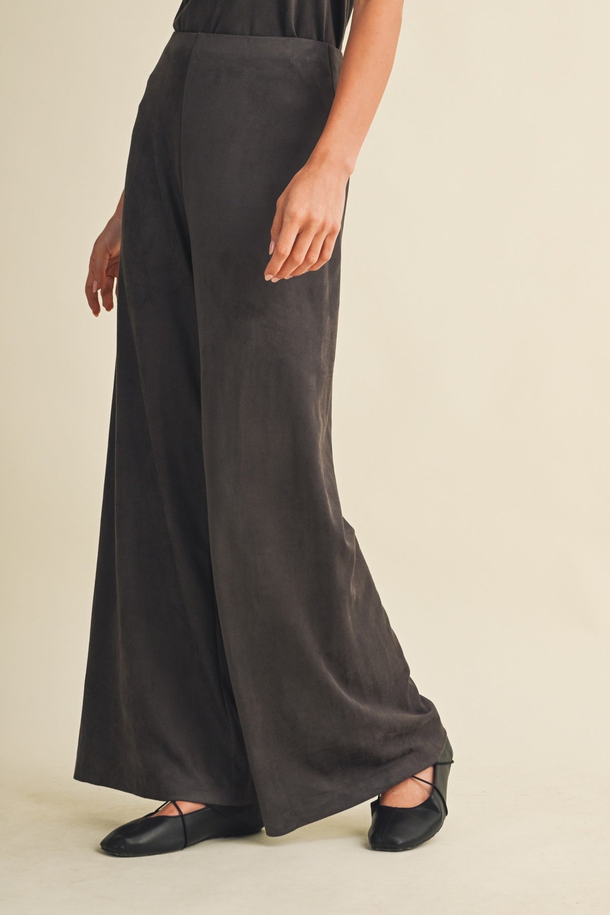 The Vivi Suede Top + Pant Set - Sold Separately