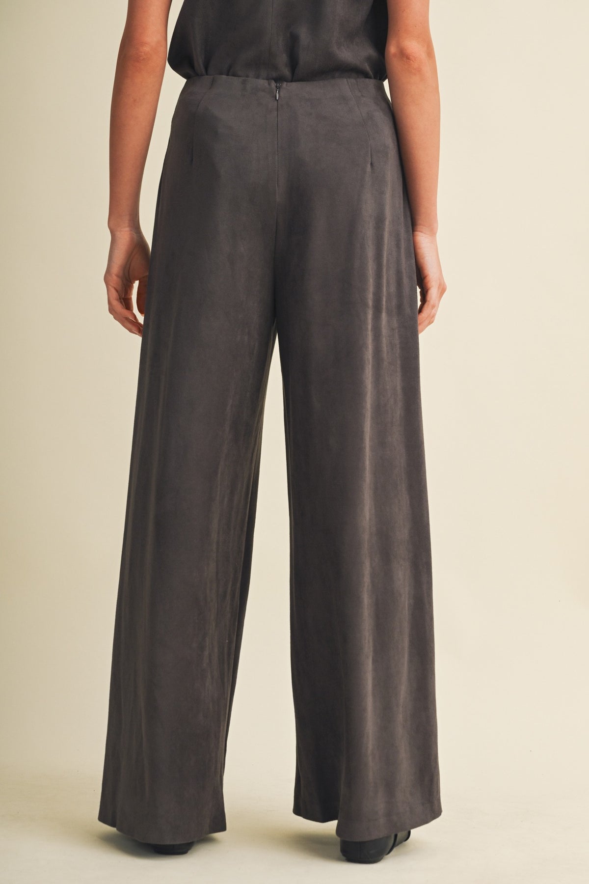 The Vivi Suede Top + Pant Set - Sold Separately
