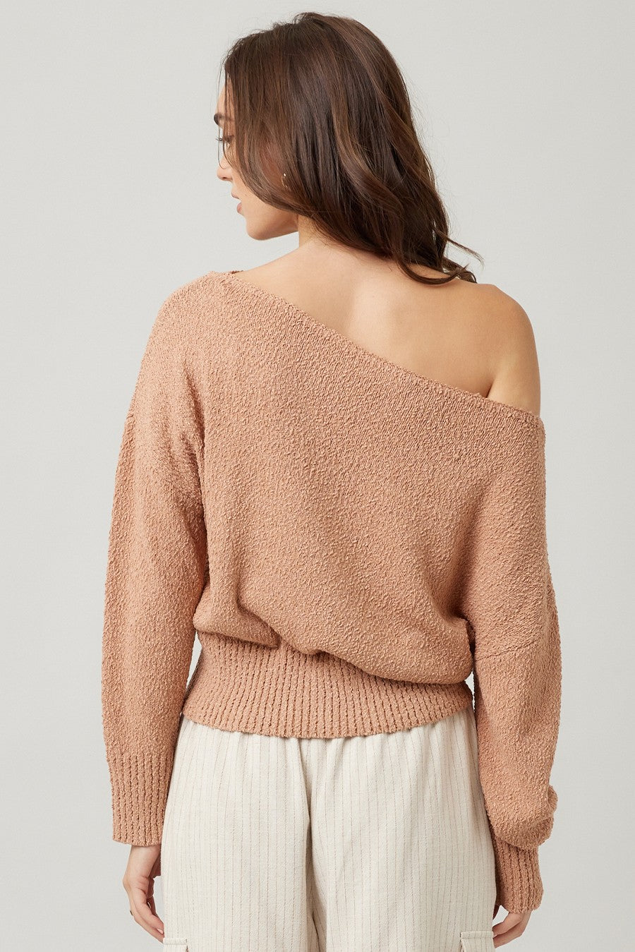 The Whitney Off Shoulder Sweater