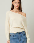 The Whitney Off Shoulder Sweater