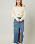 The Whitney Off Shoulder Sweater