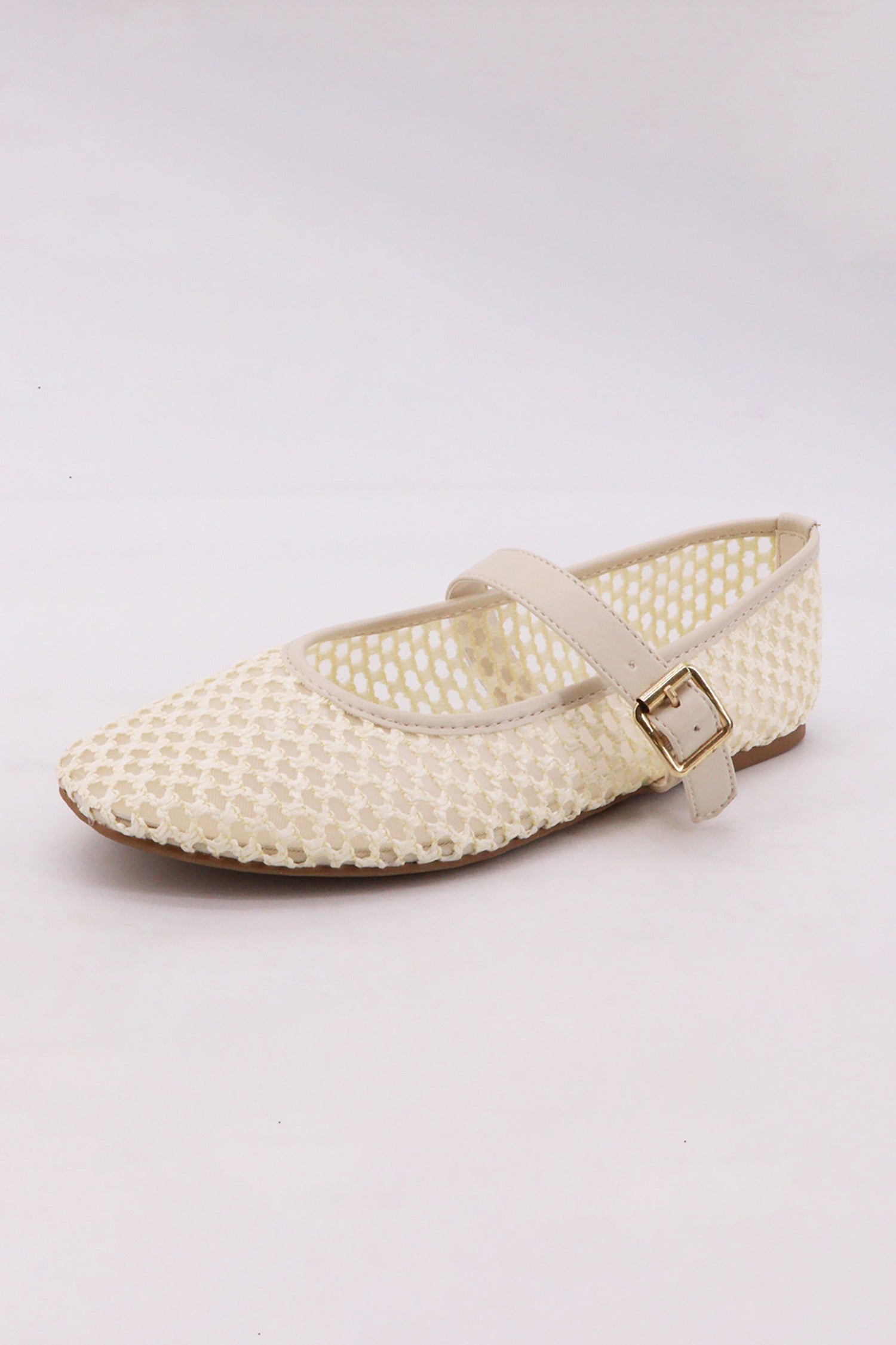 The Willa Woven Mary Jane Flat