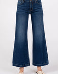 The Winona Dark Denim Wide Leg Crop Jeans