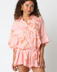 The Yasmin Floral Kimono Romper