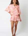 The Yasmin Floral Kimono Romper