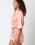 The Yasmin Floral Kimono Romper