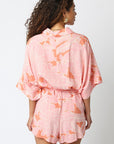 The Yasmin Floral Kimono Romper
