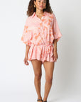 The Yasmin Floral Kimono Romper