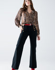 The Zephyr Black Wide Leg Jeans