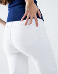 The Zephyr White Wide Leg Jeans