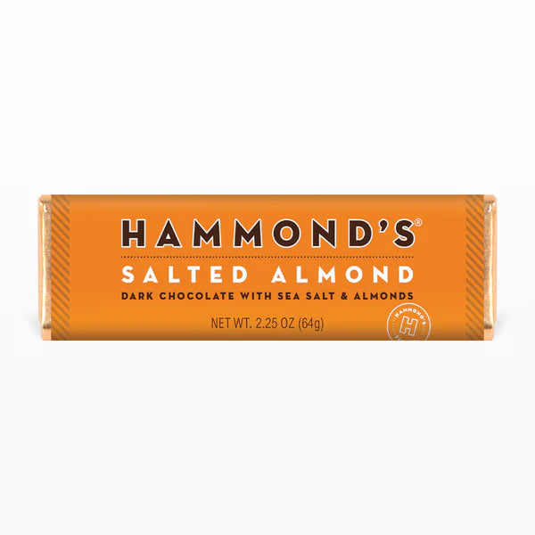 Salted Almond Chocolate Bar by Hammond&#39;s