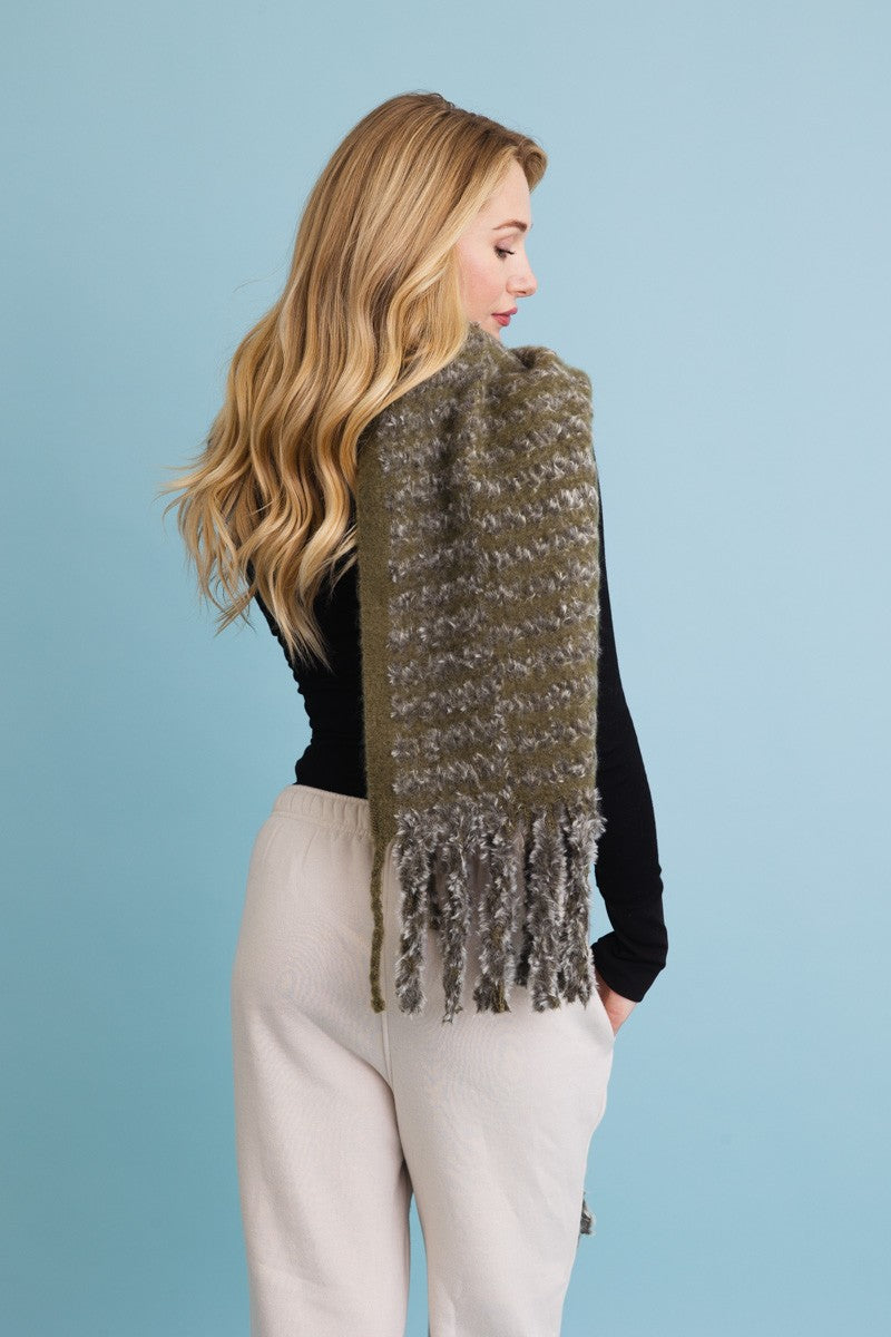 The Andi Oversized Tassel Scarf