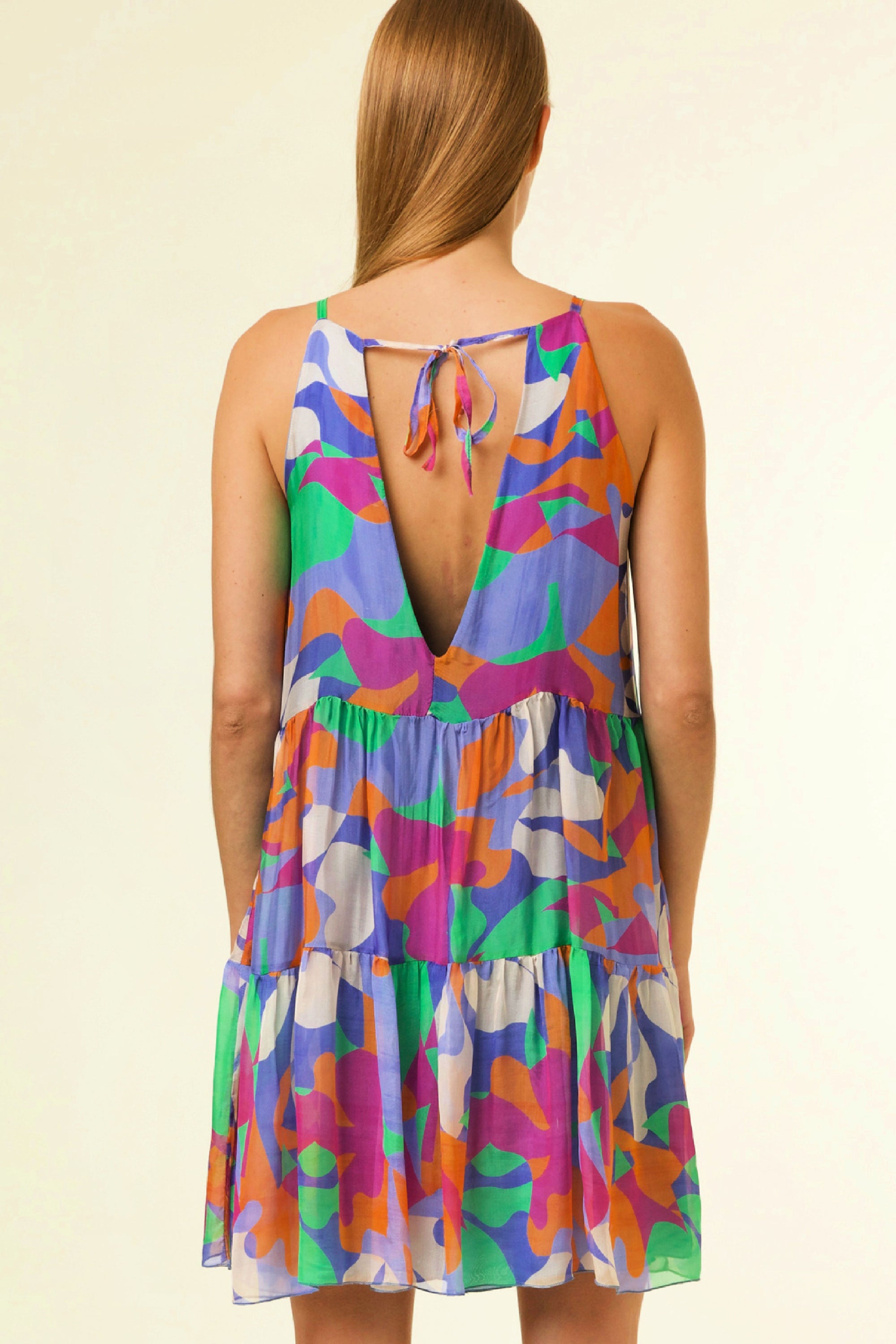 The Aneth Abstract Mini Dress by FRNCH