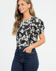 The Arabella Floral Puff Sleeve Top