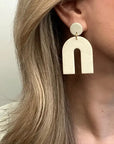 The Arch Clay Earrings