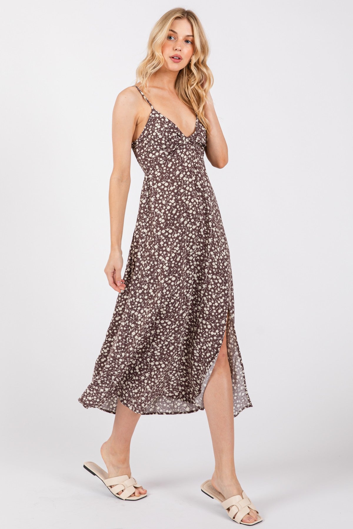 The Aspen Floral Midi Dress – Thread + Seed