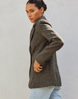 The Felicia Herringbone Classic Blazer