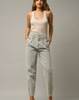The Hopi High Rise Light Wash Balloon Jeans