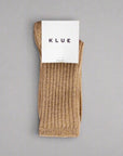 The Silk and Wool Dust Star Socks - Beige