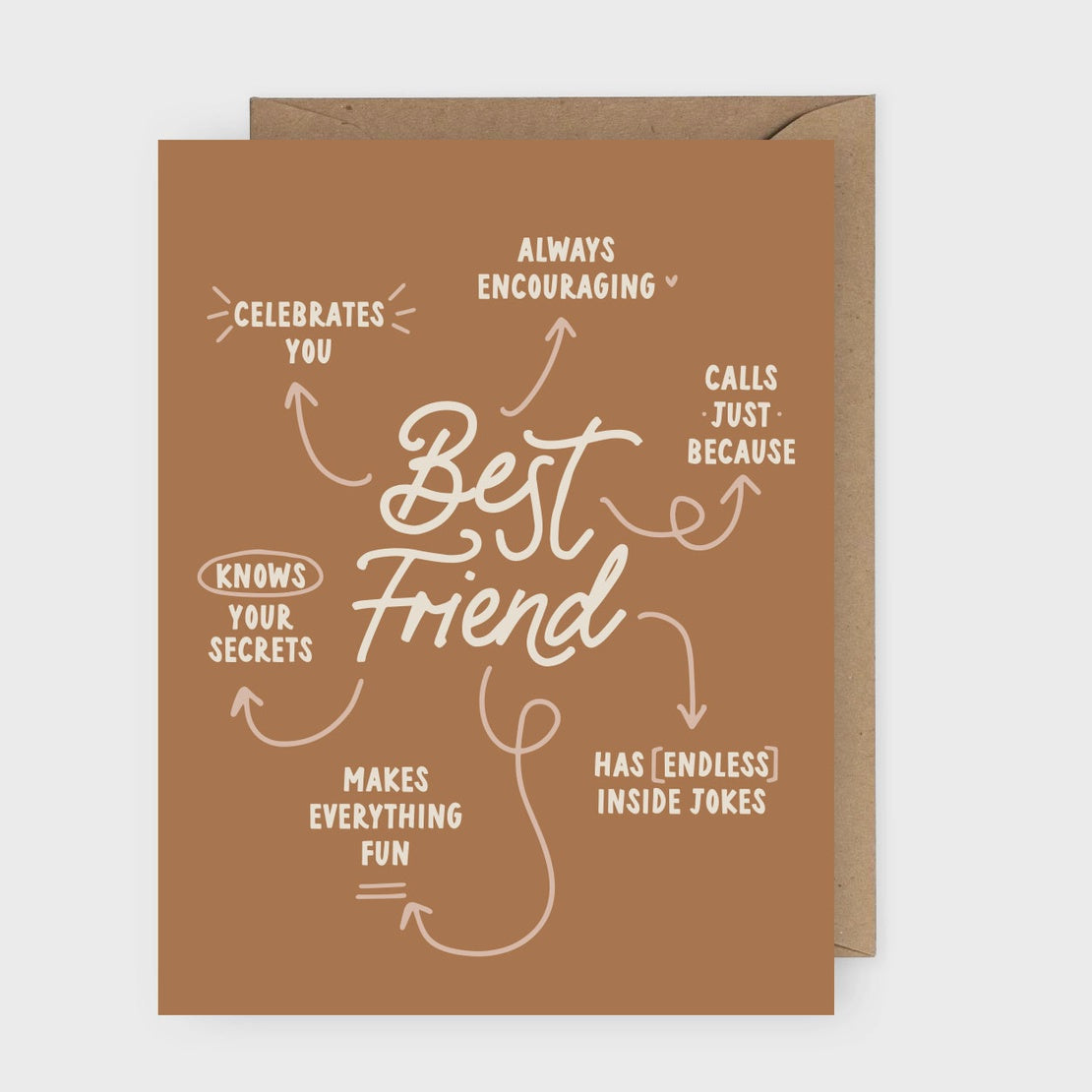 The Best Friend Greeting Card
