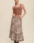 The Briony Ruffle Maxi Skirt