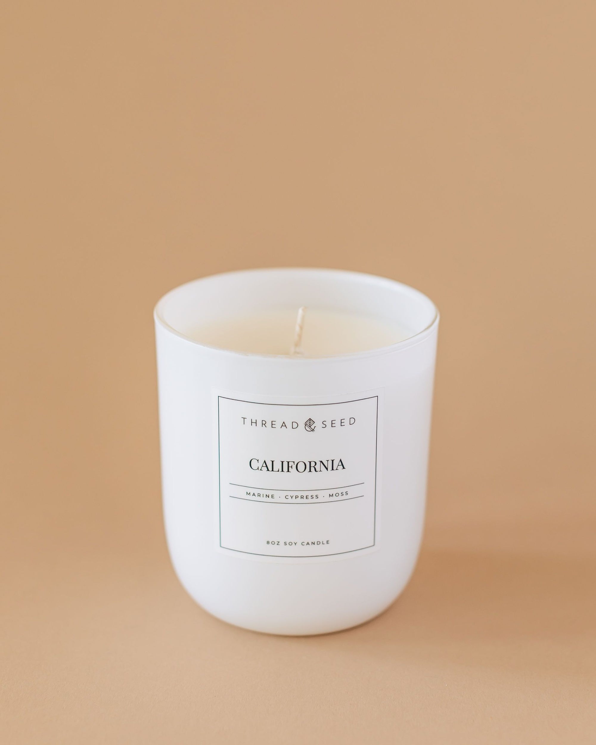 The California Soy Candle by Thread + Seed